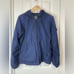Eddie Bauer Blue Retro Outdoor Windbreaker Jacket size large